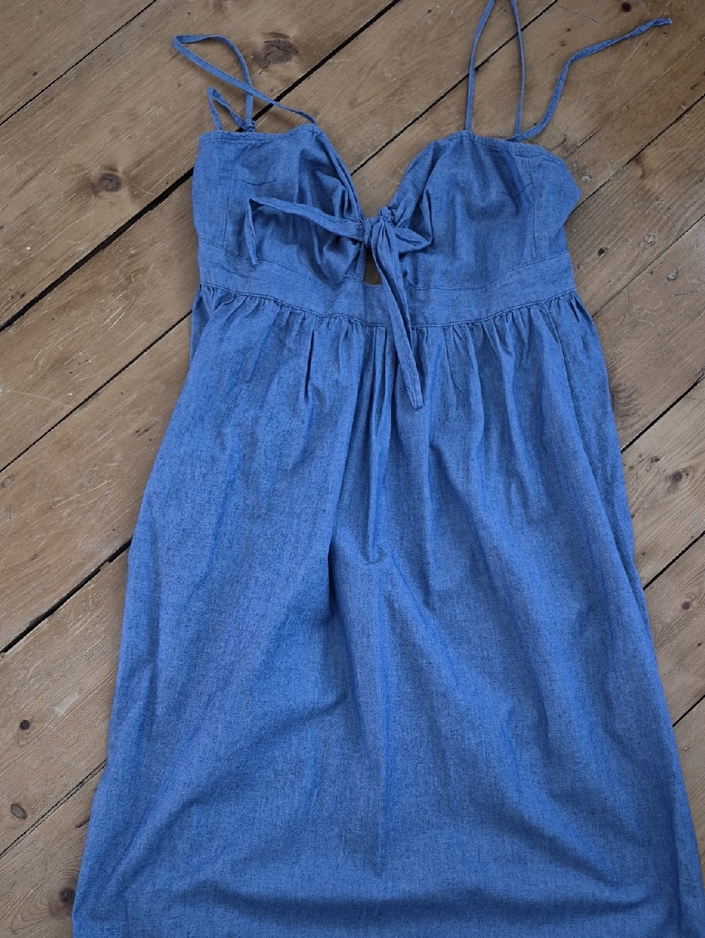 Ardene Blue Tie-Front Sundress